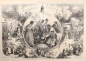 The Emancipation of the Negroes, January, 1863:The Past and the Future, from "Harper's Weekly"