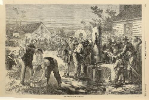 The Halt, from "Harper's Weekly"