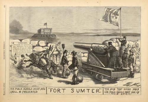 Fort Sumter, from "Harper's Weekly"