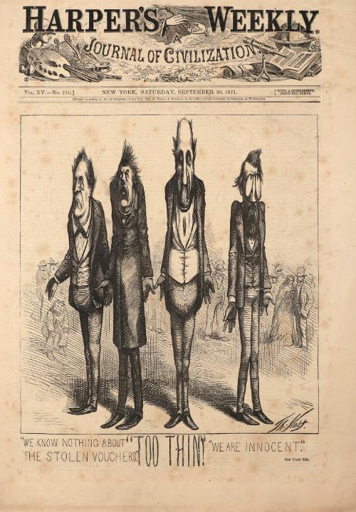 Too Thin, from "Harper's Weekly"