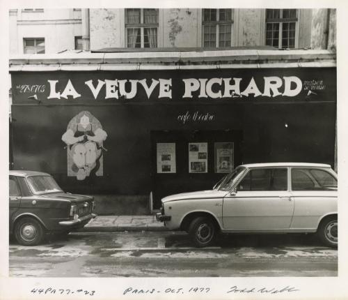Storefront of La Veuve Pichard, Paris, October 1977