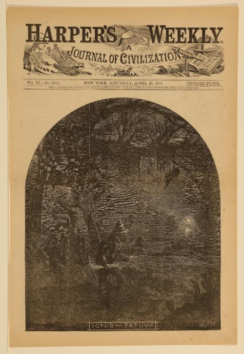 Ignis Fatuus, from "Harper's Weekly"