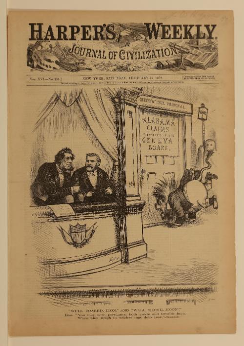 'Well Roared Lion,' and 'Well Shone, Moon!', from "Harper's Weekly"
