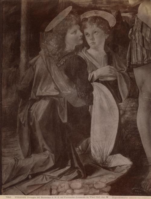 Dettaglio del Battesimo di N.S. del Verrocchio