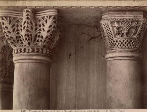 Venezia - Basilica di S. Marco (Capitelli dalla parte settentrionale)