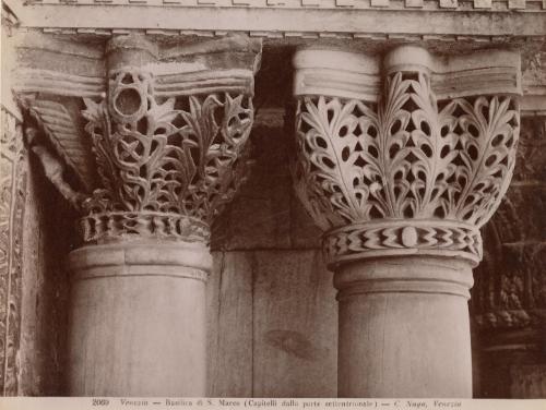 Venezia - Basilica di S. Marco (Capitelli dalla parte settentrionale)