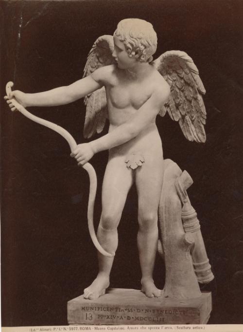 Roma - Museo Capitolino. Amore che spezza l'arco (Rome - Capitoline Museum. Love Breaking the Bow)