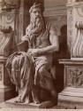 Roma - Chiesa di S. Pietro in Vincoli. La statua del Mosè al monumento di papa Giulio II