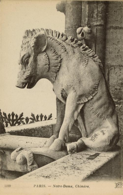 Paris. - Notre-Dame, Chimere.