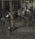 Workers at petroleum refinery, Merkwiller-Pechelbronn, Bas-Rhin, Alsace, France