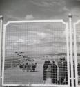 View of the stadium before the grand parade -- the people at the sports outposts await the arrival of the Ghazi Mustapha Ke'mal, Ankara, Turkey