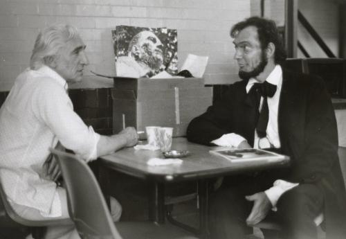Lincoln impersonator