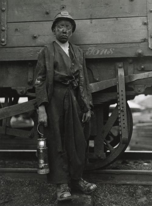 Young coal miner, Wales