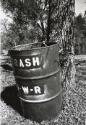 Trash barrel, Tri-Valley Area, Northern California