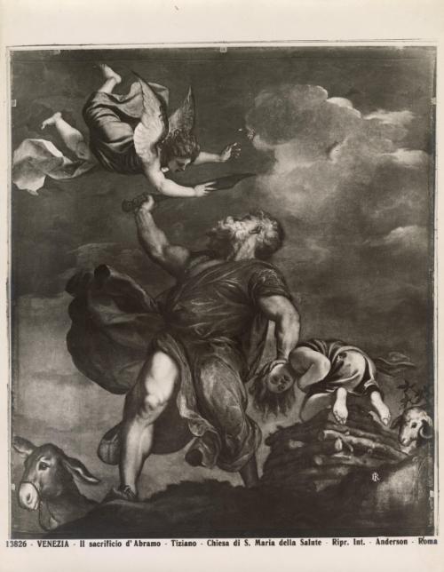 Venezia - Il sacrificio d'Abramo - Tiziano - Chiesa di S. Maria della Salute