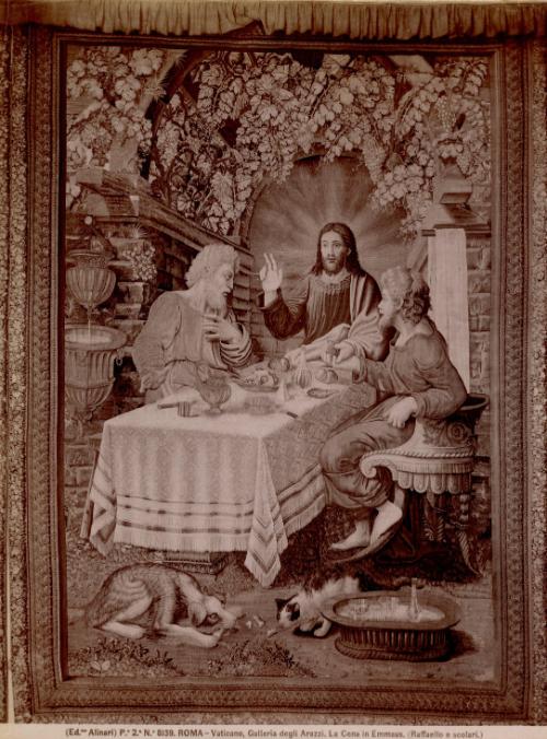 Roma - Vaticano, Galleria degli Arazzi. La Cena in Emmaus