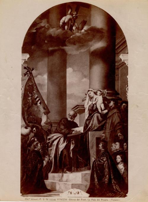 Venezia - Chiesa dei Frari. La Pala dei Pesaro