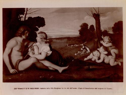 Roma - Galleria della Villa Borghese. Le tre età dell' uomo