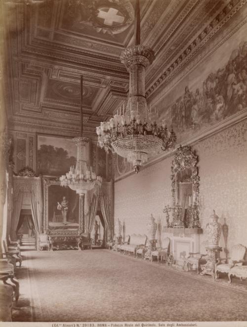 Roma - Palazzo Reale del Quirinale.  Sala degli Amasciatori