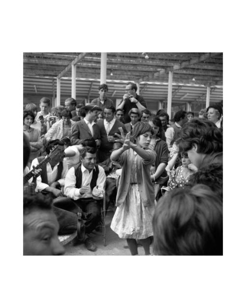 Young gypsy dancing, Stes Maries de la Mer