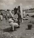 Washer women, Bidonville (shantytown), near Casablanca, Morocco