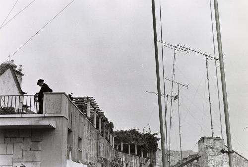 Rooftop terrace, Lisbon, Portugal