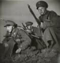 Untitled (Polish Army soldiers crouching with guns), Poland