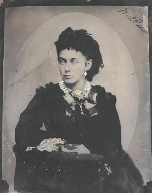 Portrait of a seated lady