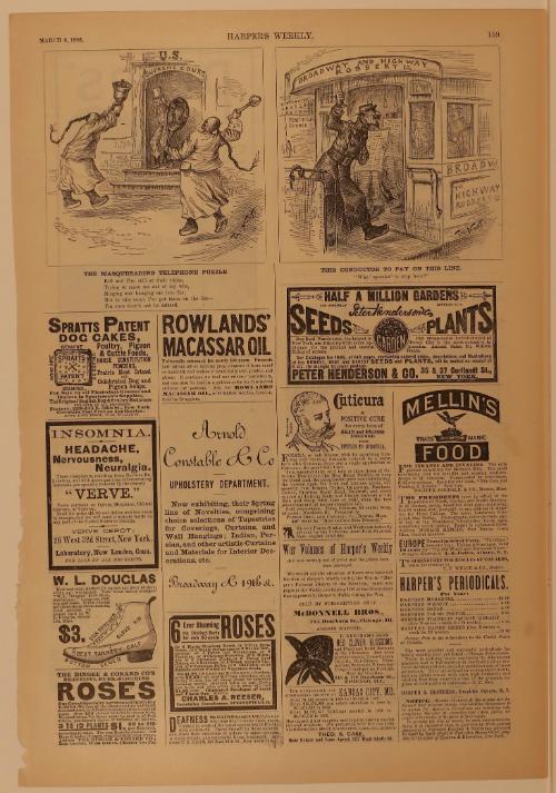 The Masquerade Telephone Puzzle; The Conductor to Pay on this line; and A Musical Lesson
