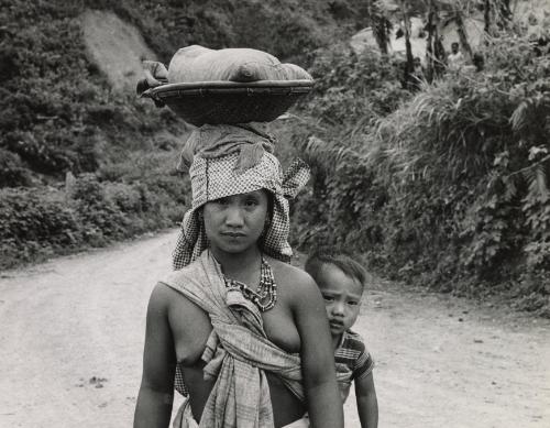 Indigenous woman with child, Malaysia