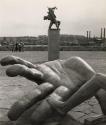 Hand of God sculpture by Carl Milles, Milles Garden, Stockholm, Sweden