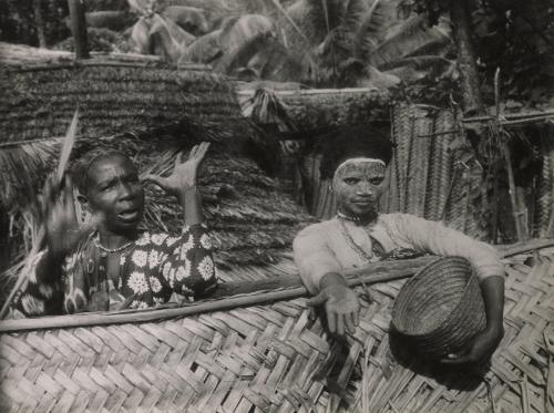 Group of Anjouan women with face-paint, Union of Comoros, Africa