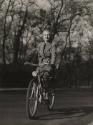 Untitled (Woman on bicycle), France