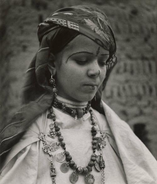 Untitled (Woman with necklaces), Morocco.