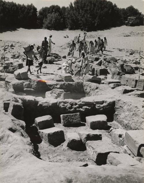 Archaeological dig for Nubian artifacts, Anibeh, Egypt