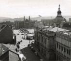 South Africa: view of government quarter in Pretoria, Union of South Africa, with Supreme Court shown in background.
