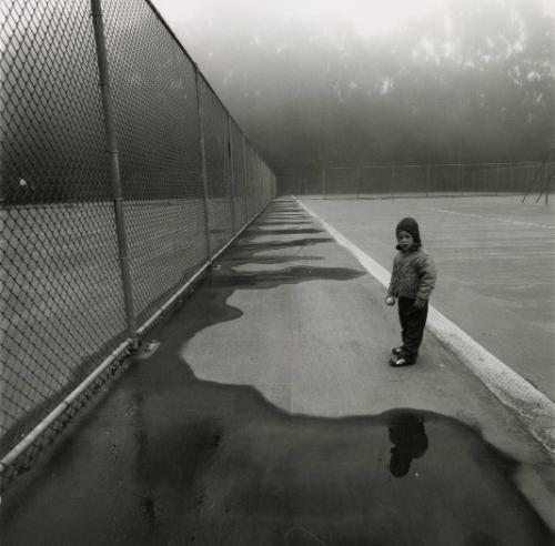 Child in Schoolyard, San Francisco
