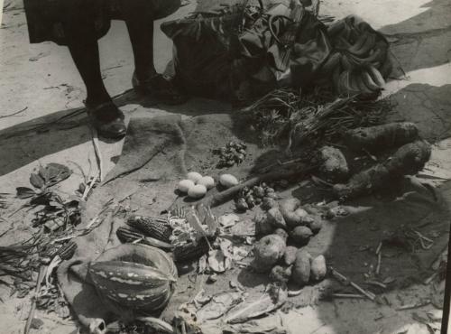 Fruit of the day, open market, Antilles, Guadeloupe