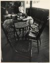 Nude (topless at dining room table), Bloomington, Indiana