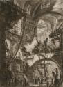 The Smoking Fire, plate VI from the series "Invenzioni Capric di Carceri All'Acqua Forte Datte in Luce da Giovani Buzard in Roma Mercante al Corso (Fanciful images of Prisons, etchings published by Giovanni Buzard in Rome, conducting business on the Corso)"