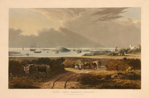 2. Saint John's Harbour, Antigua. From the Southward and Eastward.