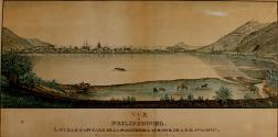 Vue De Philipsbourg. La Ville Capitale De La Parite Hollandaise Del L'Ile St. Martin. Prise sur l'Habitation [Sucrier? Badon's?], Donné lieu N. E. de la Ville, par Samuel Fahlberg.